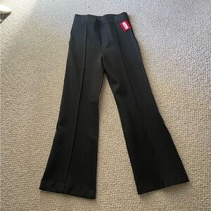 NWT Spanx Hi Rise Charcoal Heather Ponte Knit Flare Pants